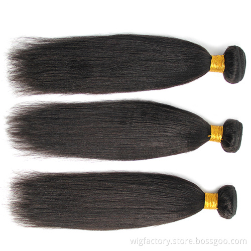 Wholesale Top Vendors 100% Raw Unprocessed yaki straight hair, 100% virgin brazilian human hair